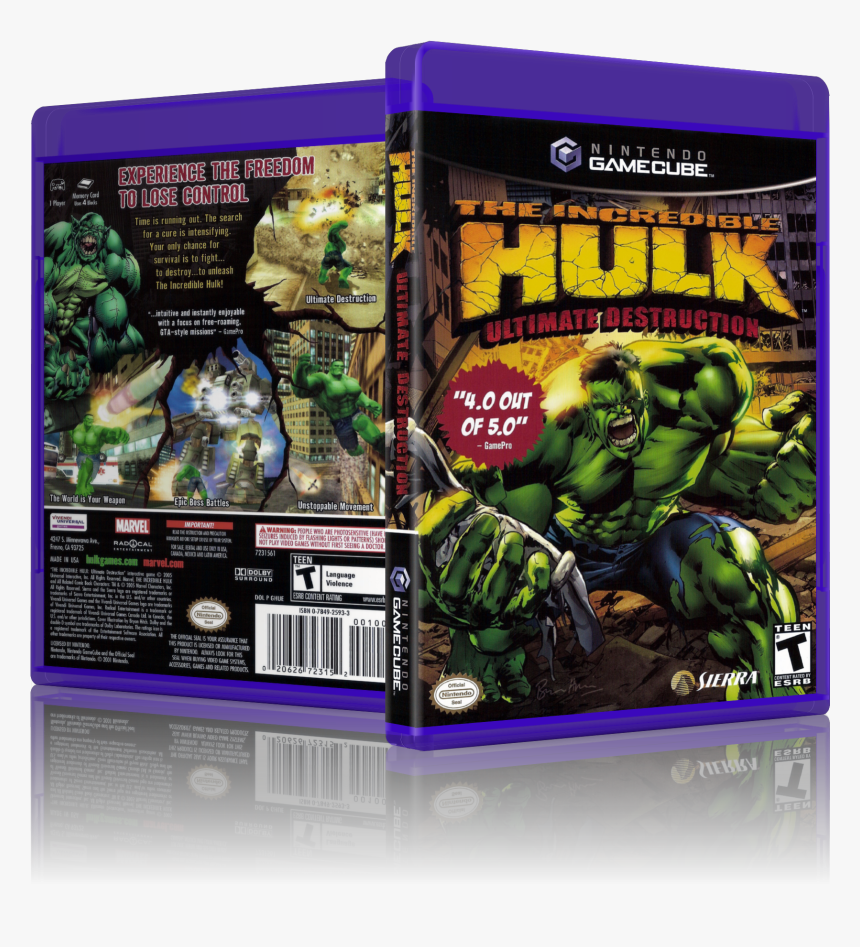 Incredible Hulk Ultimate Destruction Gamecube, HD Png Download