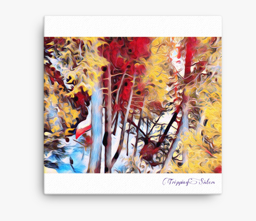 Ts Fall Snow On Canvas 
 Class Lazyload Lazyload Fade - T-shirt, HD Png Download