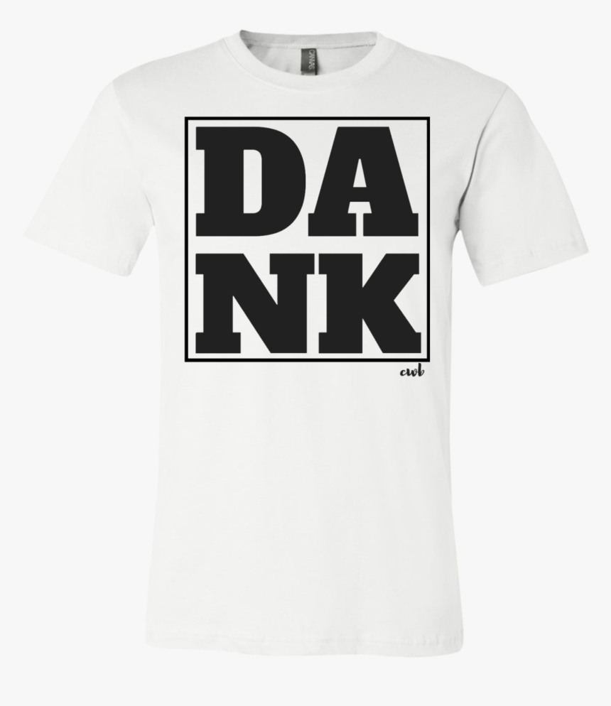 Dank White Fitted Men S T-shirt - Active Shirt, HD Png Download
