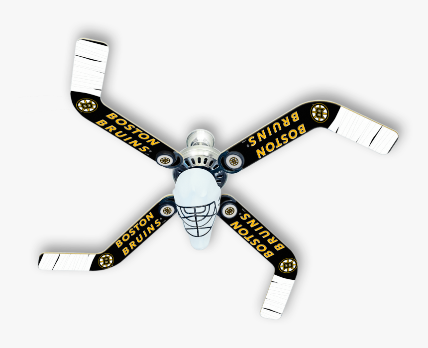 Boston Bruins® Nhl Ceiling Fan Goalie Blades Home Colors - Ceiling Fan, HD Png Download