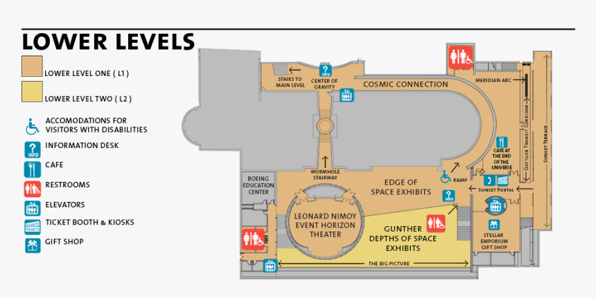 Griffith Observatory Floor Plan, HD Png Download