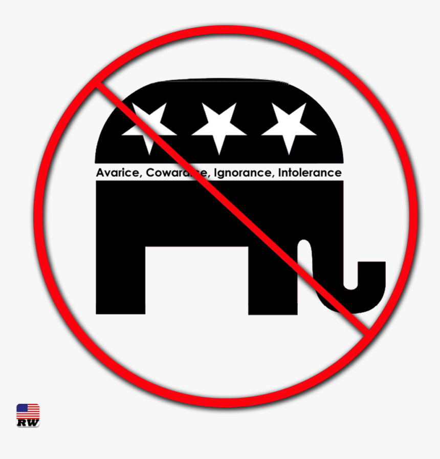 Enough Already - Republican Elephant Logo, HD Png Download