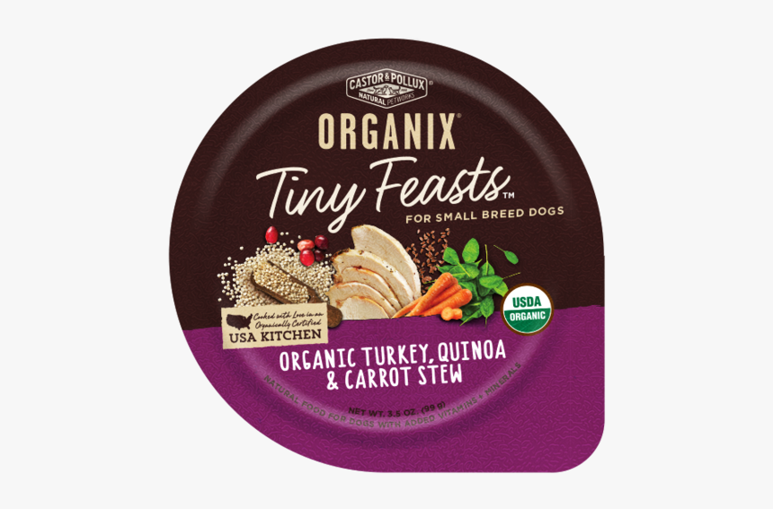 Castor And Pollux Organix Tiny Feasts Organic Turkey, Corn Tortilla
