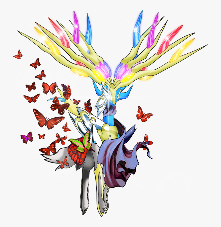 Pokemon Xerneas Shiny, HD Png Download