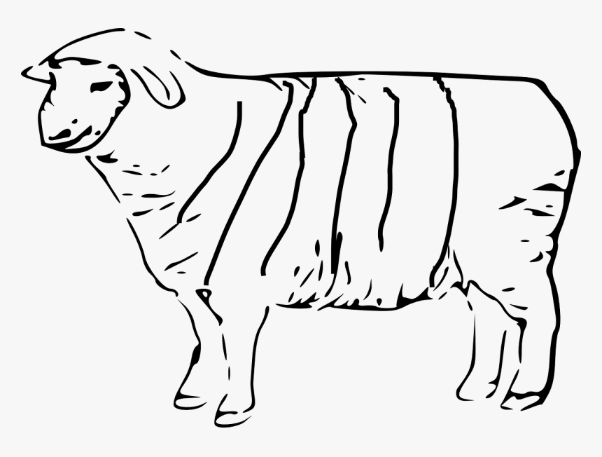 Transparent Sheep Clipart Png - Sheep Clip Art, Png Download