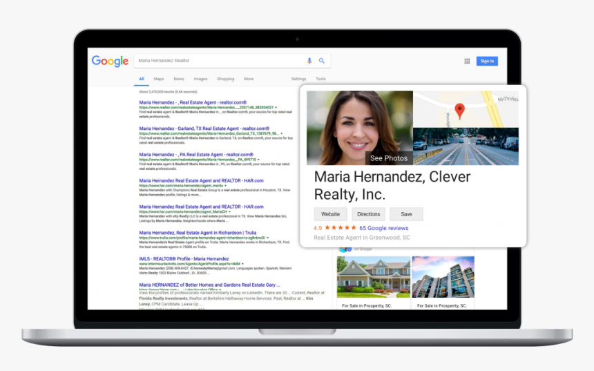 Homesnap Google Page, HD Png Download