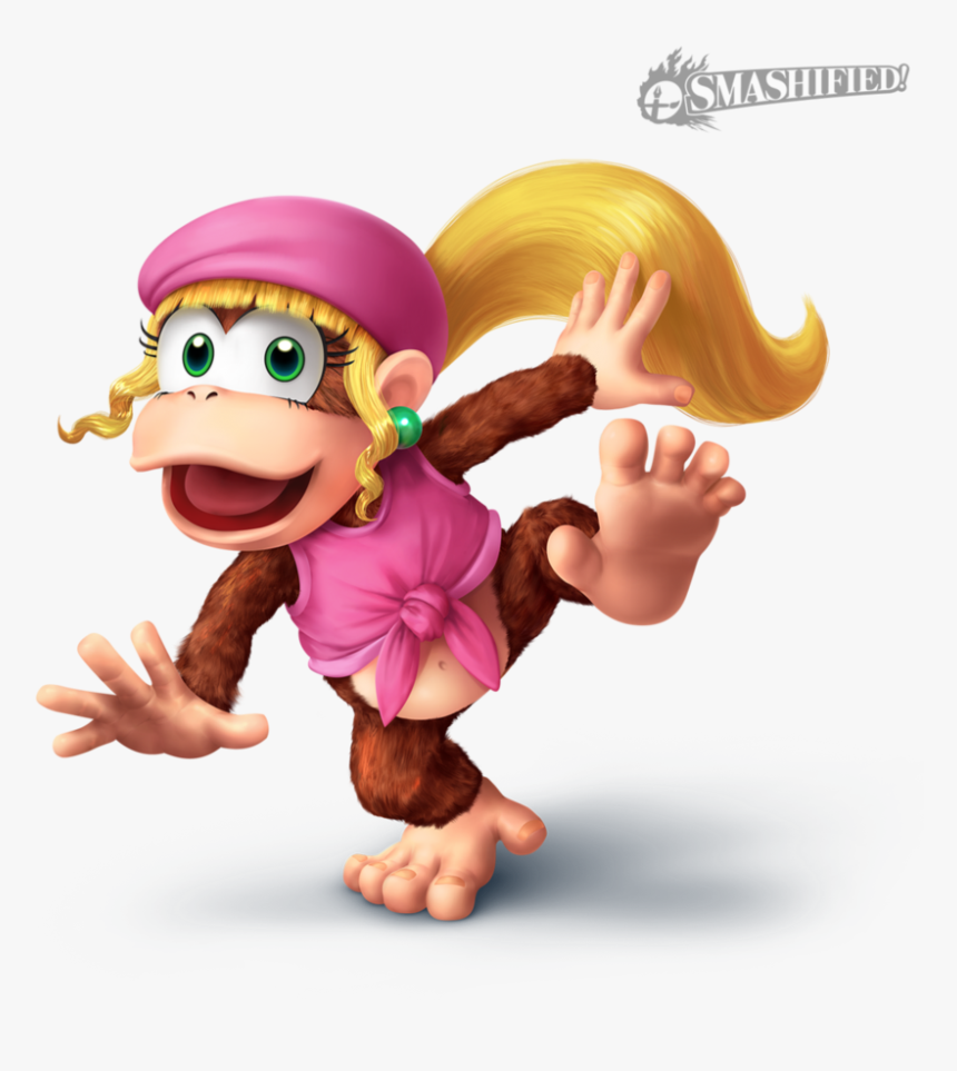 Dixie Kong Smash Bros, HD Png Download