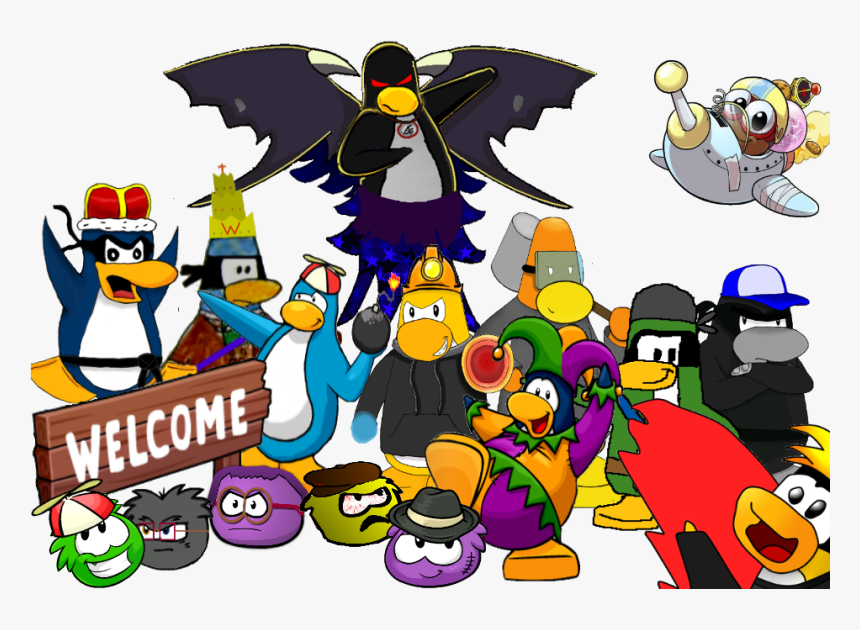 Club Penguin Jester, HD Png Download