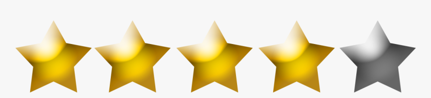 4 Star Rating Png, Transparent Png , Transparent Png Image - PNGitem