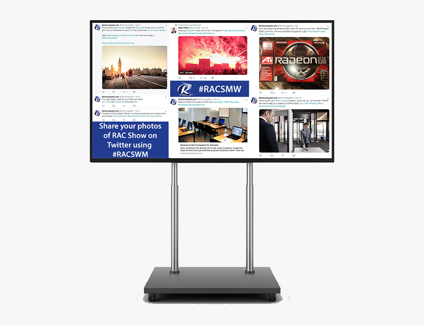 Social Media Wall Rentals - Billboard, HD Png Download