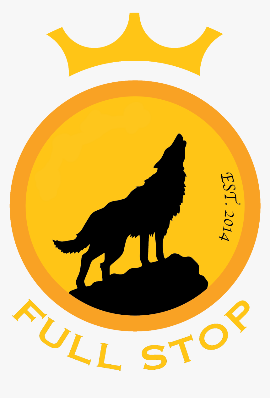 Wolf Howling At Moon Clipart, HD Png Download