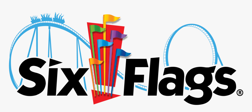Six Flags Logo - Six Flags Advertisement, HD Png Download