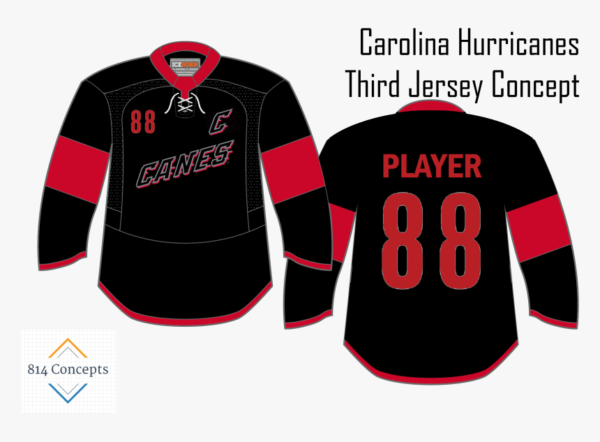 Carolina Hurricanes Jersey Concept, HD Png Download