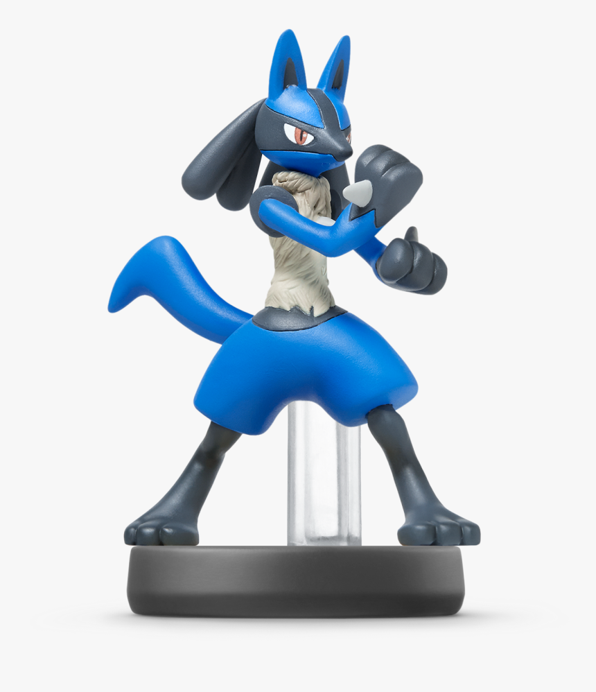 Lucario Amiibo Png - Super Smash Bros Amiibo Lucario, Transparent Png