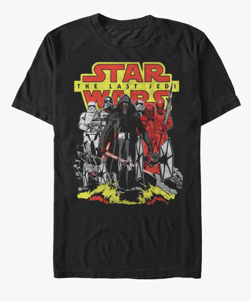 First Order Star Wars The Last Jedi T-shirt - T-shirt, HD Png Download