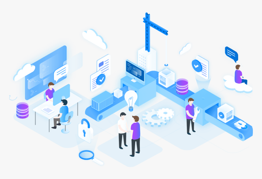 Devops Solutions - Expertise Isometric, HD Png Download