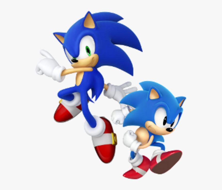 Sonic The Hedgehog 2 Sonic Generations Sonic The Hedgehog - Sonic Classic And Modern, HD Png Download