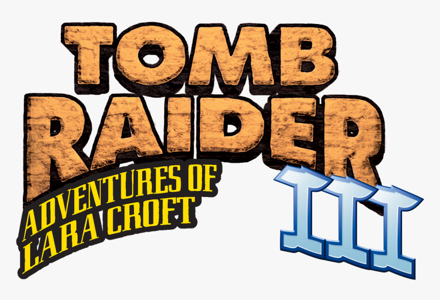 Tomb Raider Iii Adventures Of Lara Croft Logo, HD Png Download