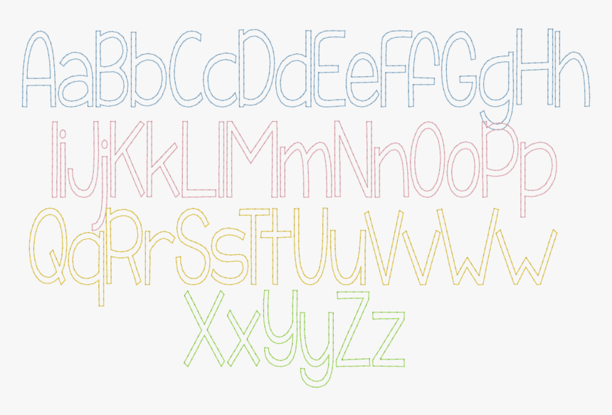 Blitz Stitch Font - Calligraphy, HD Png Download