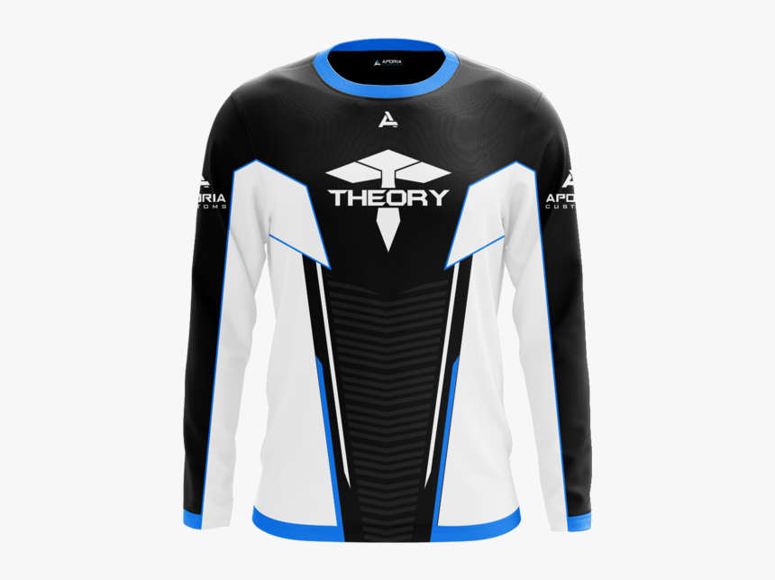 Theory Nation Long Sleeve Jersey - Long-sleeved T-shirt, HD Png Download
