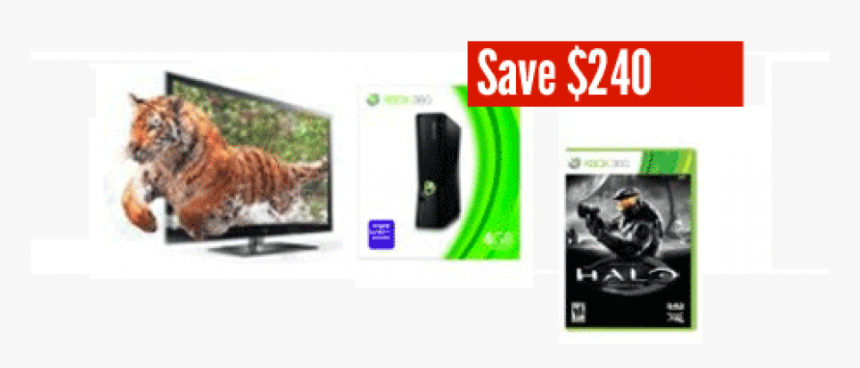 Save $240 On An Lg Cinema 3d Hdtv, Xbox 360 Console, - Puma, HD Png Download