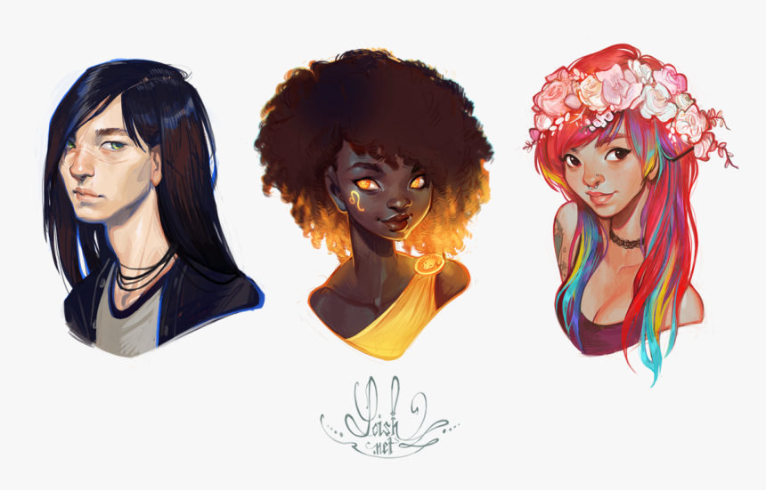 Lois Van Baarle Art , Png Download - Bust Commission Art, Transparent Png