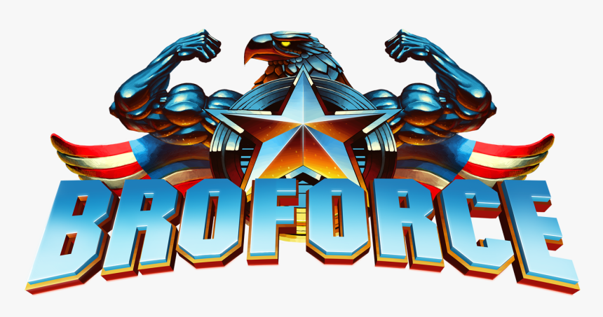 Broforce Logo, HD Png Download
