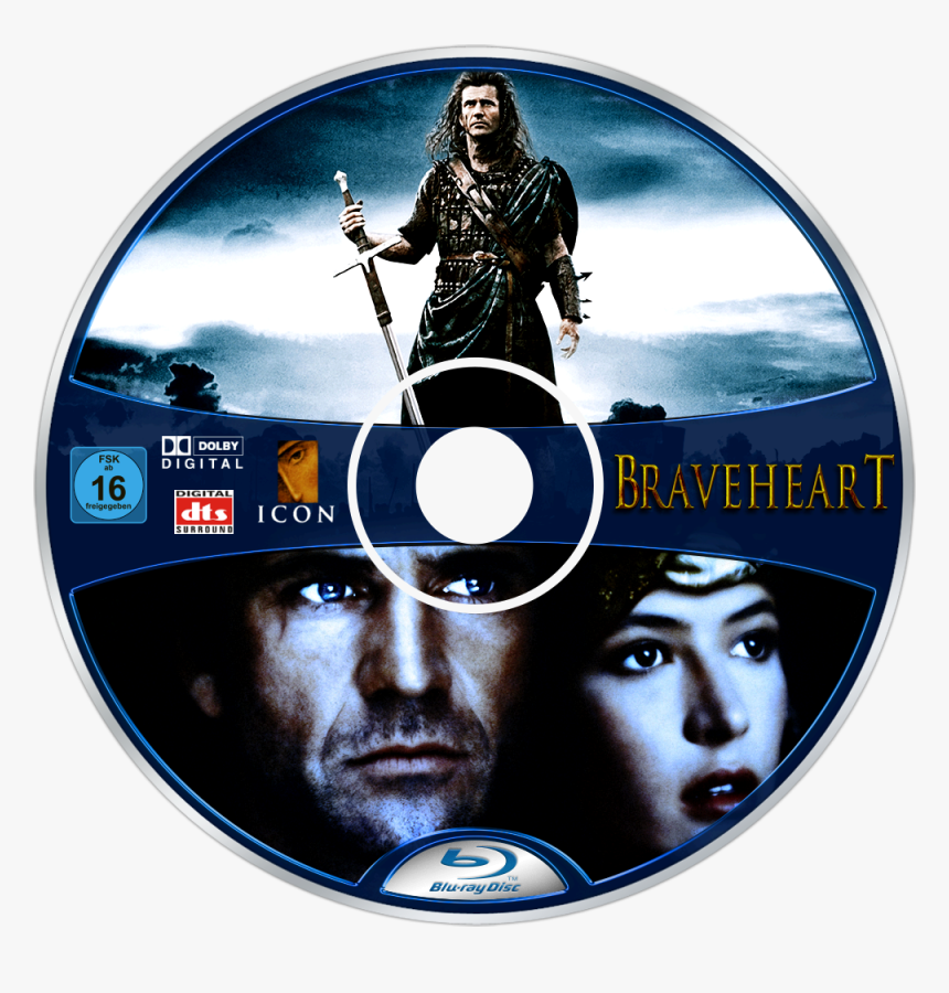 Brave Heart Blu Ray Label, HD Png Download