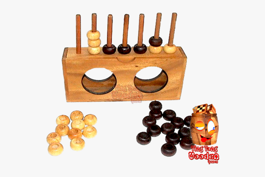 Connect 4 Bingo The Wooden Strategy Game For - Executive Toy, HD Png Download