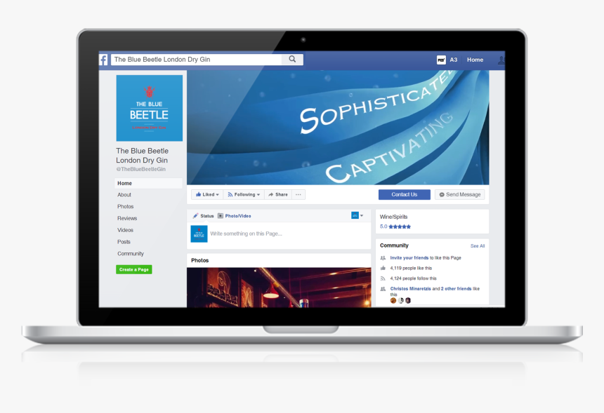 A3 Digital Bluebeetle Facebook - Personal Computer, HD Png Download ...