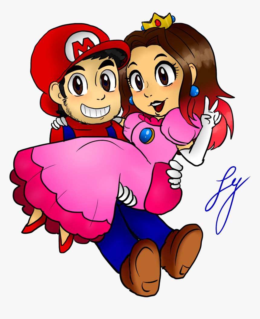 Yesterday Night My Bf And I Played Mario Galaxy 2 And - Cartoon, HD Png Download