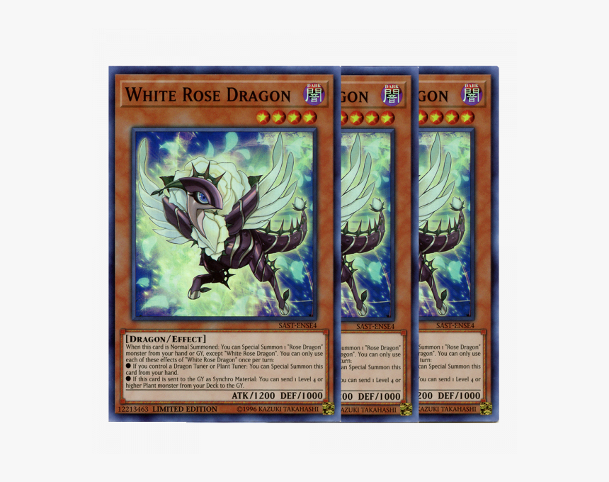 Kaartspellen Sece-ens08 Thunderclap Skywolf Super Rare - White Rose Dragon, HD Png Download