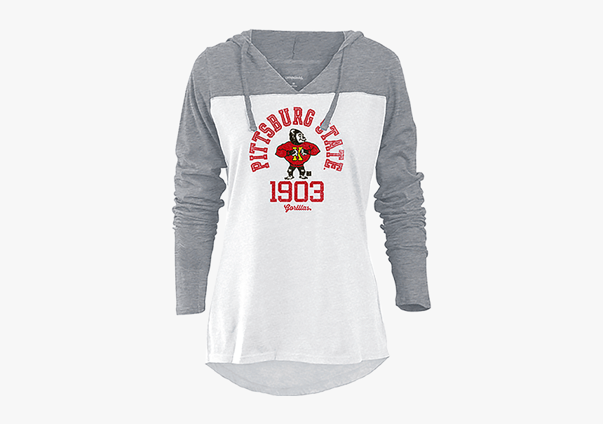 Pittsburg State University Knockout Hoodie - Long-sleeved T-shirt, HD Png Download