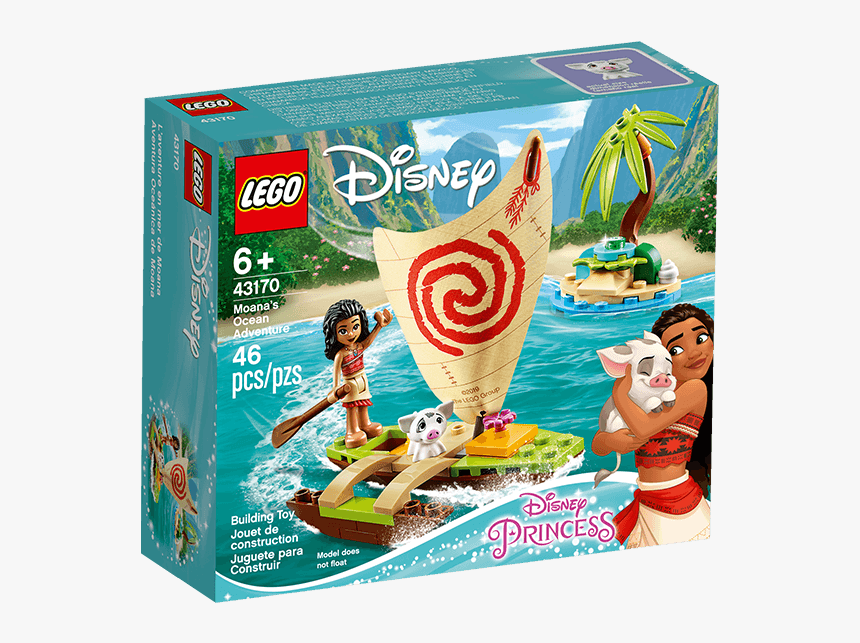 Lego® Disney 43170 Moana S Ocean Adventure - Lego Moana Set, HD Png Download
