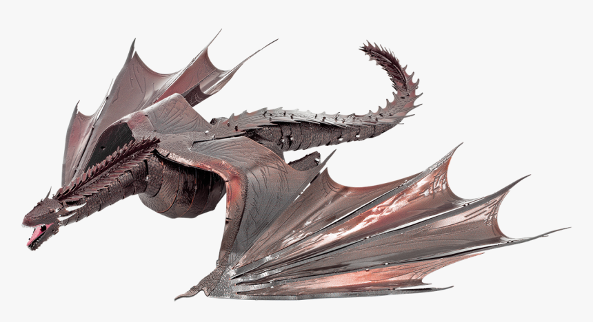 Drogon 
 Src Https - Metal Earth Game Of Thrones Drogon, HD Png Download