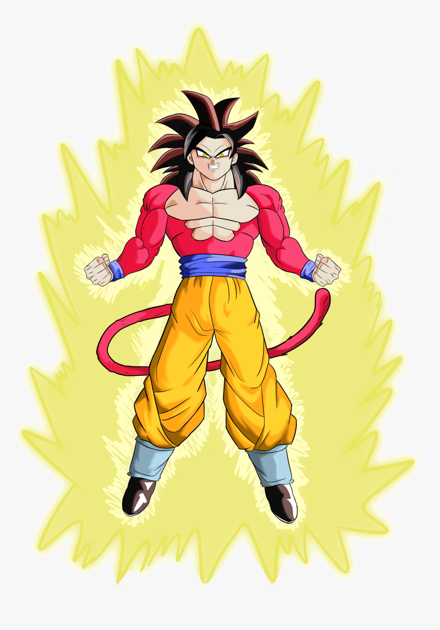 Super Saiyan 4 Goku Png, Transparent Png