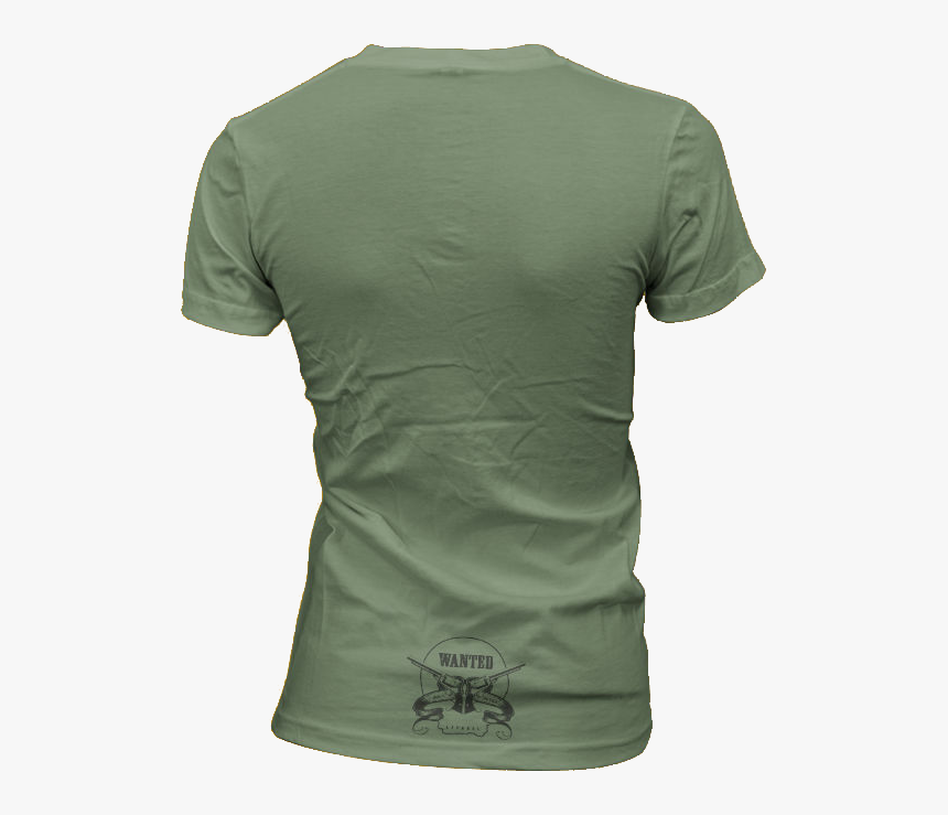 Crash Black Green Tshirt Back - Active Shirt, HD Png Download