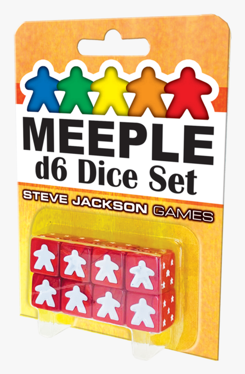 Meeple D6 Dice Set - Game, HD Png Download