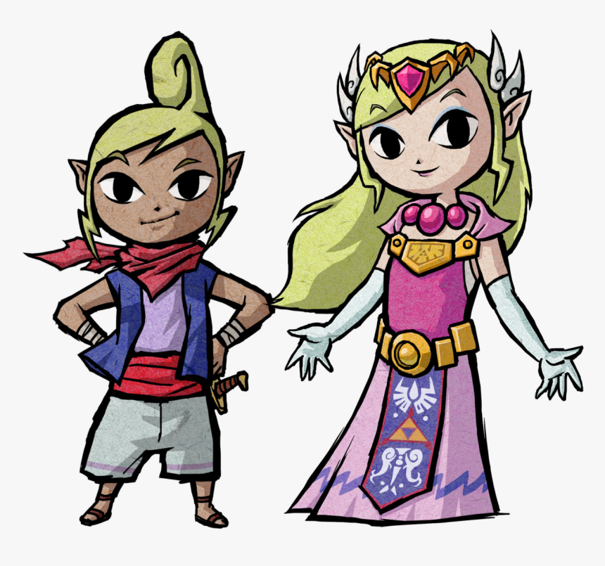 Zelda Wind Waker Zelda, HD Png Download