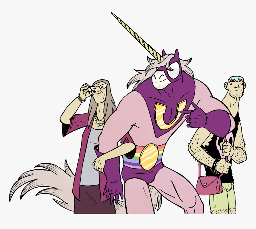 Super Heroi Unicornio, HD Png Download