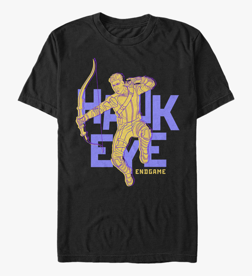 Hawkeye Avengers Endgame T-shirt - Hawkeye Shirt, HD Png Download