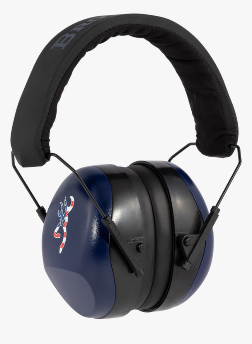 Browning Buckmark Ii Earmuff 26 Db Red/white/blue - Headphones, HD Png Download