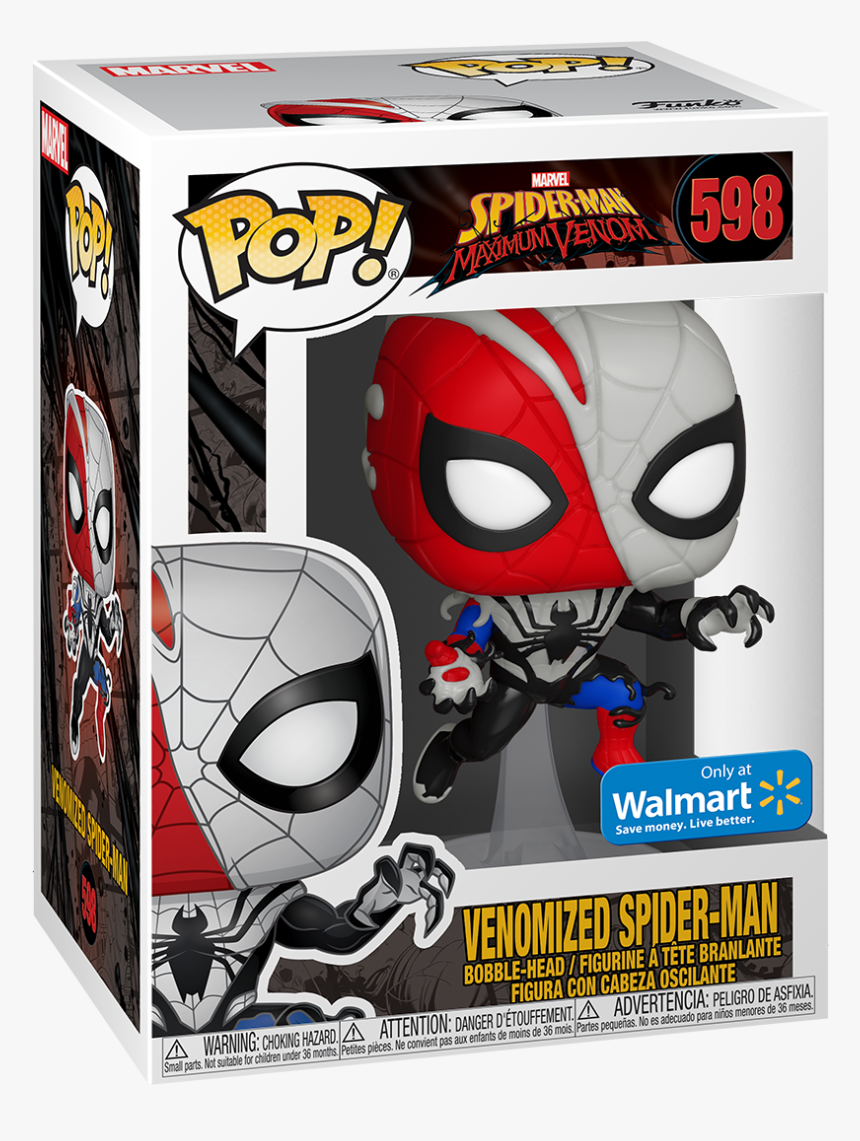 Funko Pop Venomized Spider Man, HD Png Download