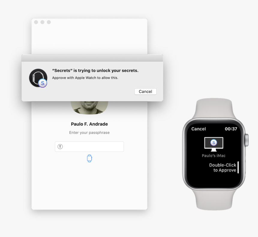 Using The Ï£¿watch To Unlock Secrets In Macos Catalina - Analog Watch, HD Png Download