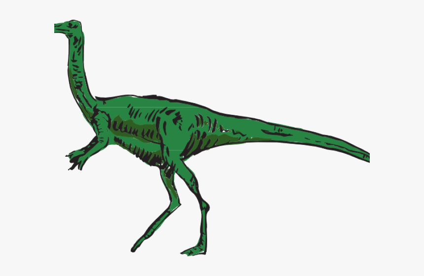 Small Dinosaurs With Long Necks Clipart , Png Download - Small Dinosaur With Long Neck, Transparent Png