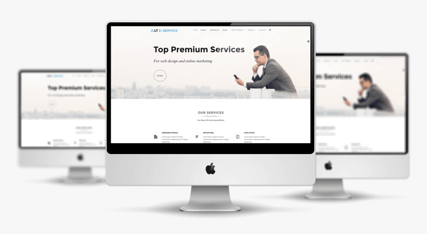 Joomla Free One Page White, HD Png Download