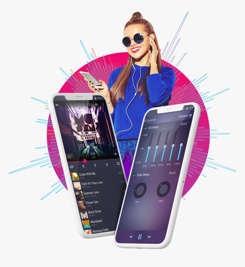 Mdplayer, Music Player Supporting Android Auto & Android - Mobile Phone, HD Png Download