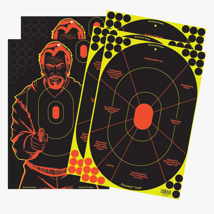 Birchwood Casey Shoot-n-c Bad Guy, HD Png Download