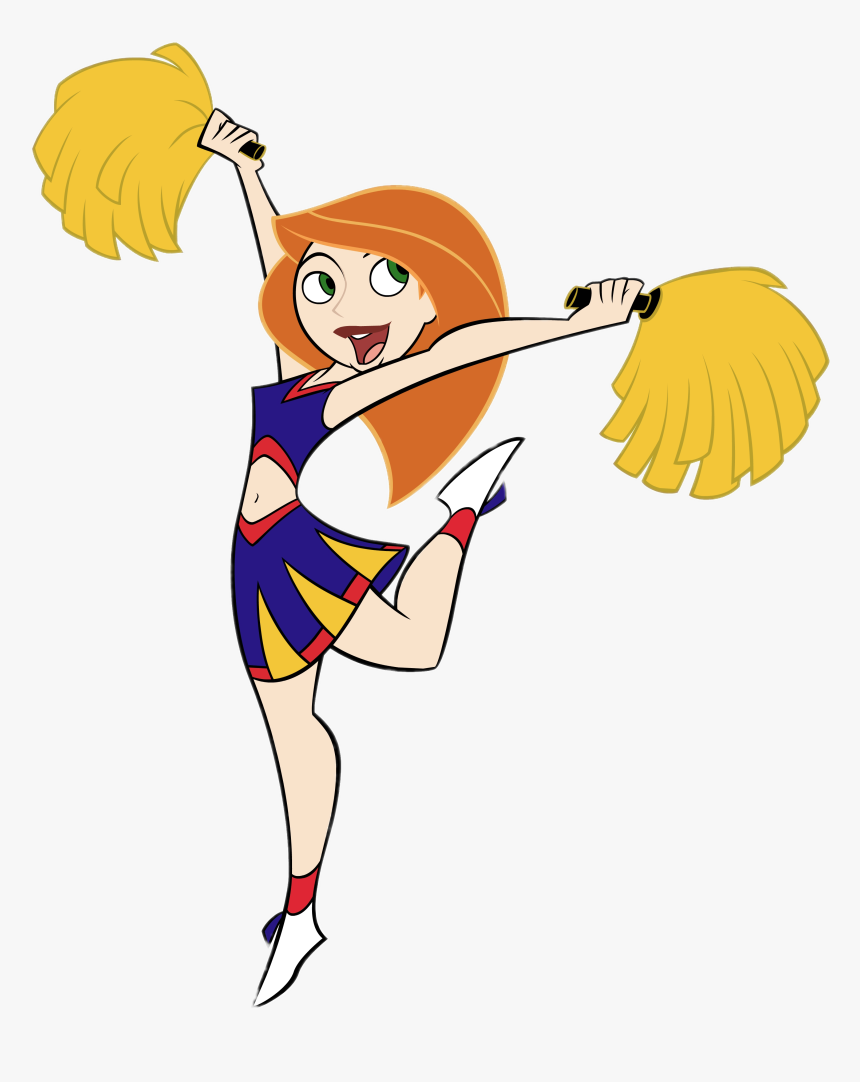 Kim Possible Cheerleader - Cheerleading Cartoon, HD Png Download