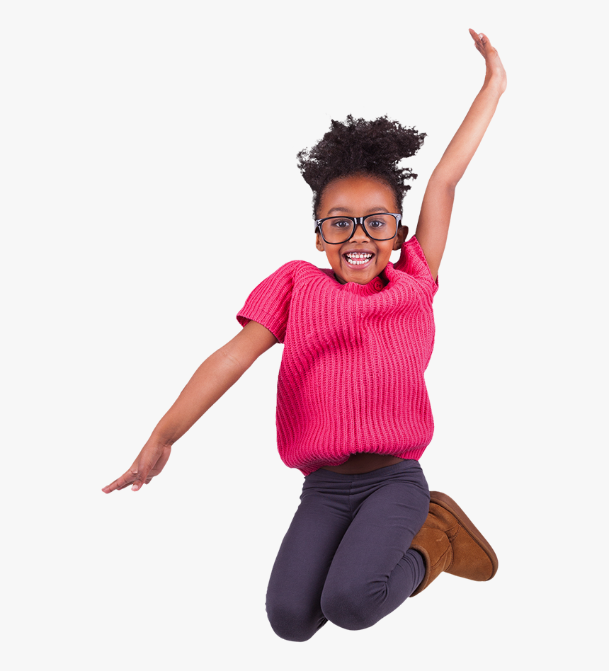 African American Healthy Jumping, HD Png Download